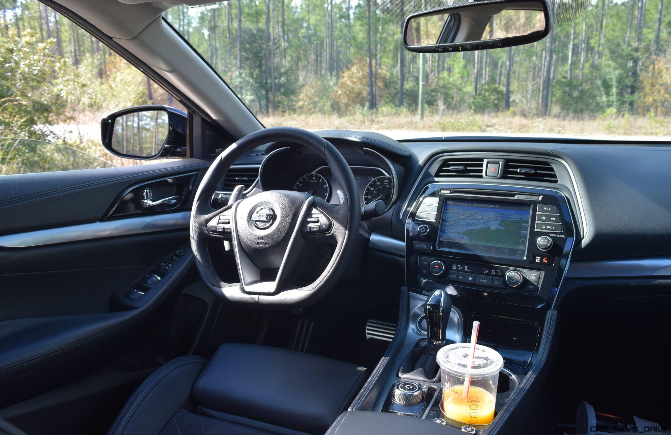 2017 Nissan Maxima Sr Midnight Edition Interior 4