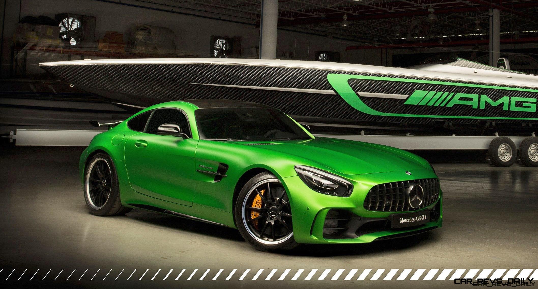 18 Mercedes Amg Gtr X Marauder Amg Twins For Miami Boat Show Car Shopping Car Revs Daily Com