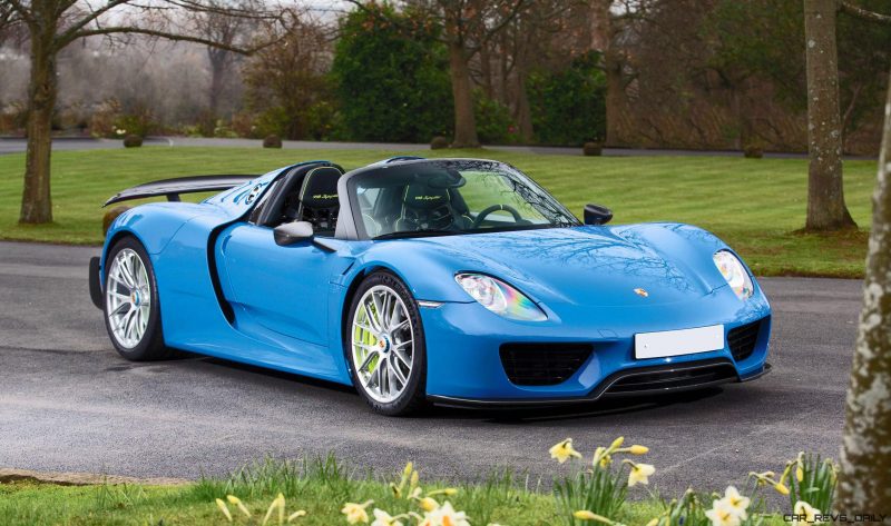 Arrow Blue Porsche 918 Spyder 19