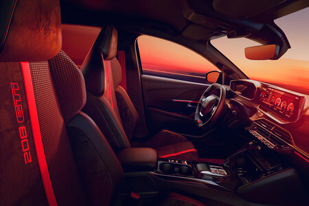 Peugeot E208gti asientos interior