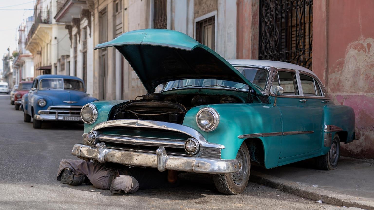 Cut off from imports for 60 years Cuba still runs thousands of 1950s Chevrolets every single day