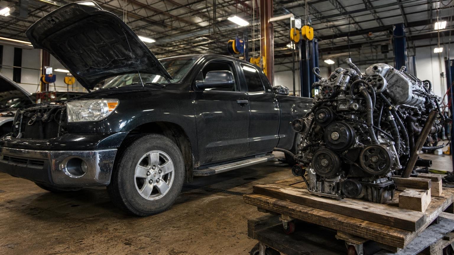His Toyota Tundra hit a million miles and Toyota swapped it for a brand-new truck just to study the engine