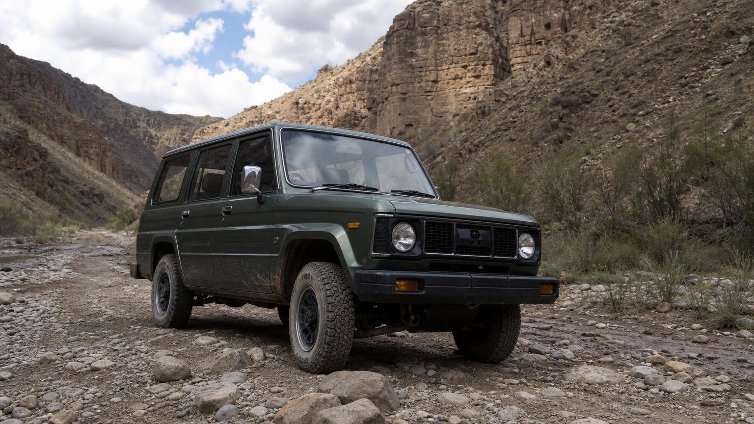 Neither a Wrangler nor a Bronco : the cheap body-on-frame 4x4 with a bulletproof engine comes from somewhere unexpected
