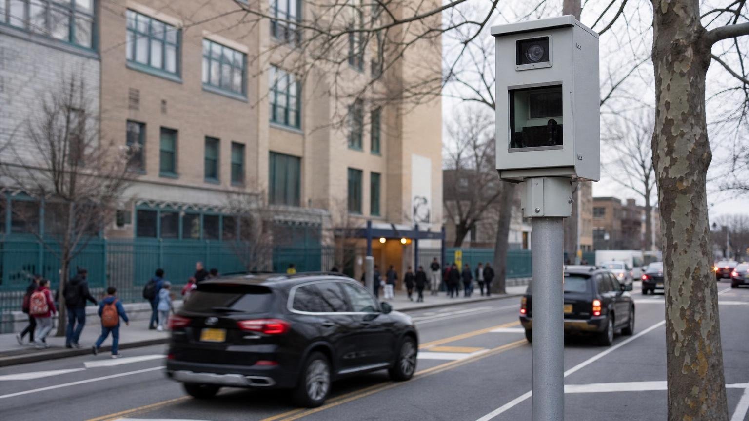 New Yorkʼs school-zone speed cameras now run 24/7 : the five boroughs where they flash the most
