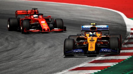 Norris Vettel Austria F1 2019
