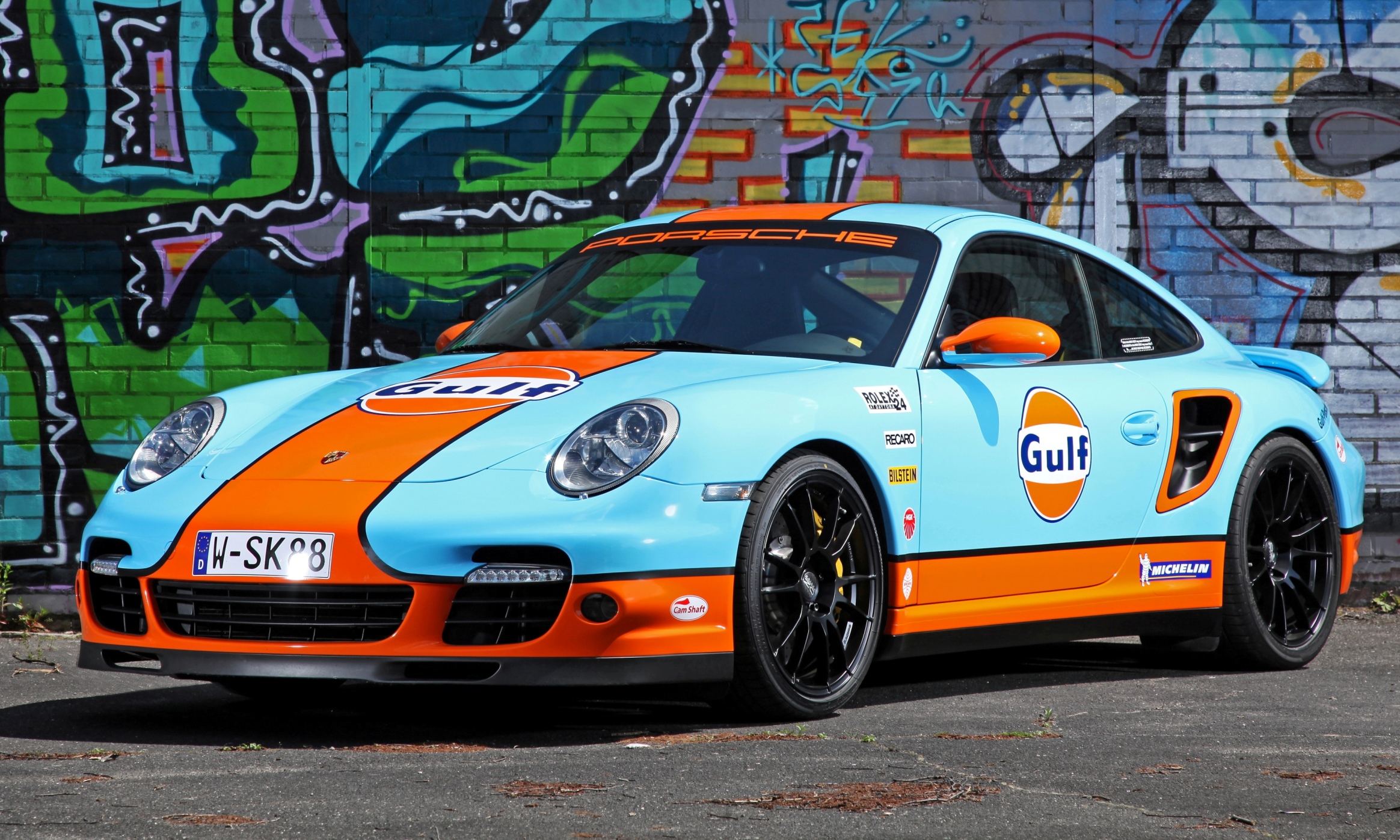 Gulf Racing Livery by CAM SHAFT for the Porsche 911 Turbo 10