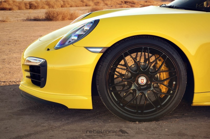 Porsche 991 Turbo S with HRE RC100 in Gloss Black_24173754535_o